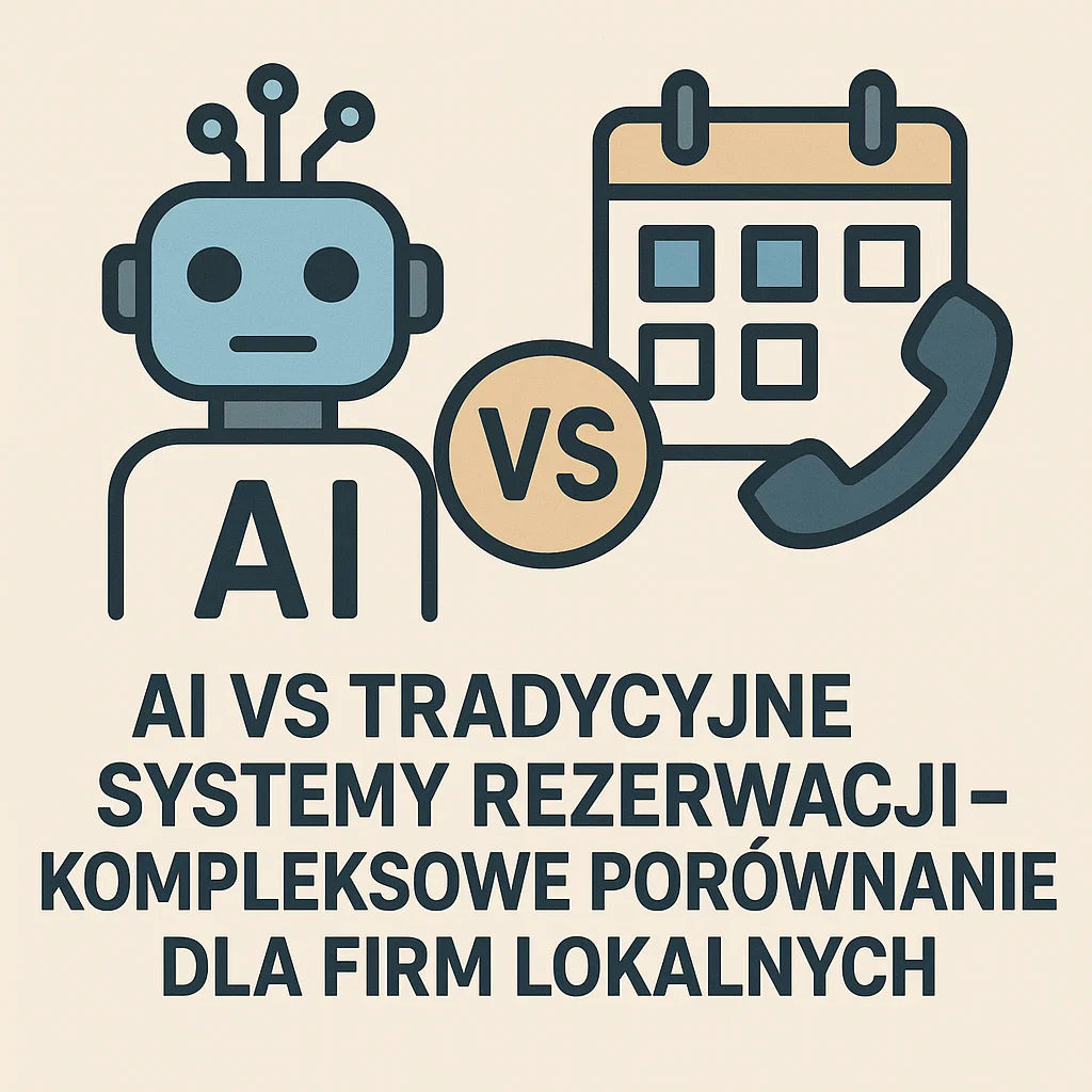 AI vs Tradycyjne Systemy Rezerwacji - Kompleksowe Porównanie dla Firm Lokalnych